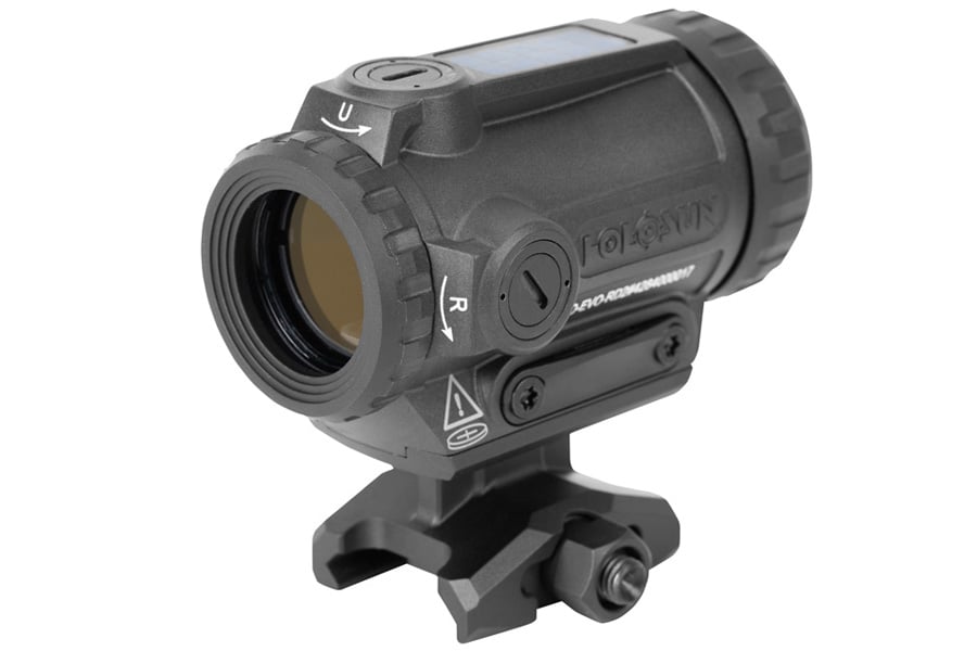 HOLOSUN Special Purpose Reticle 1.5 MOA Dot 65 MOA Circle 3 Dot Bullet Drop Compensation 1 MOA Ranging Reticle